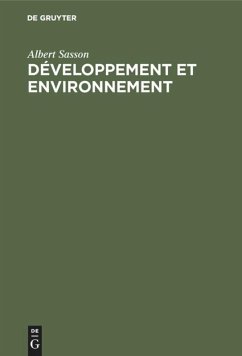 Développement et environnement - Sasson, Albert