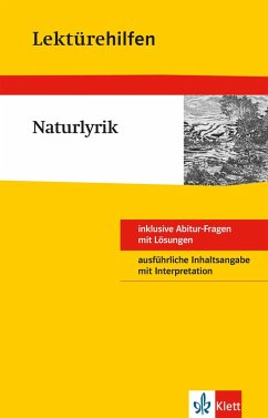 Klett Lektürehilfen - Naturlyrik (eBook, ePUB) - Krause, Günter