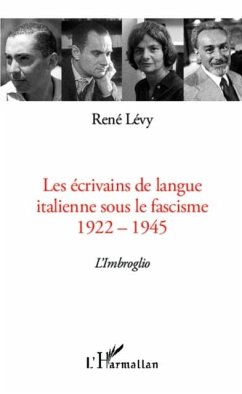 Les ecrivains de langue italienne sous le fascisme (eBook, PDF)
