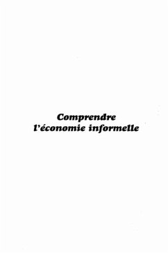 Cover COMPRENDRE L'ECONOMIE INFORMELLE (eBook, PDF)