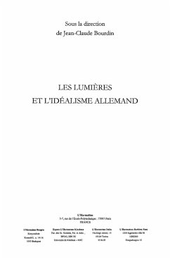 Lumieres et l'idealisme allemand (eBook, ePUB) - Bourdin Jean-Claude