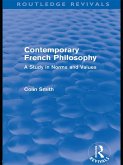 Contemporary French Philosophy (Routledge Revivals) (eBook, PDF)