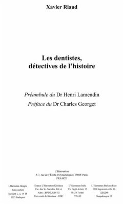 Cover Dentistes detectives de l'histoire (eBook, PDF)