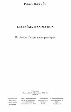 Cover Cinema d'animation: un cinema d'experiences plastiques (eBook, ePUB)
