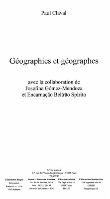 Geographies et geographes (eBook, ePUB)