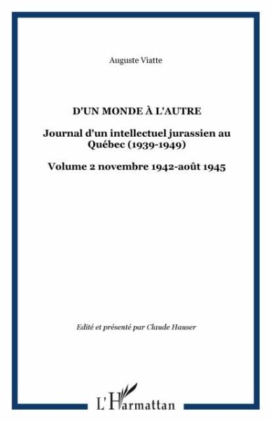 D'UN MONDE A L'AUTRE (eBook, PDF) D'UN MONDE A L'AUTRE (eBook, PDF)