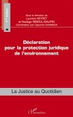 Declaration pour la protection juridique de l'environnement (eBook, ePUB)