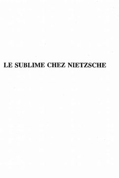 LE SUBLIME CHEZ NIETZSCHE (eBook, PDF) - Achim Geisenansluke