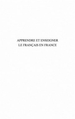 Apprendre et enseigner le francais en fr (eBook, ePUB)