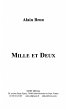 Mille et deux (eBook, ePUB) - Bild 1