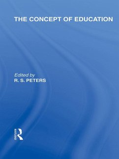 Cover The Concept of Education (International Library of the Philosophy of Education Volume 17) (eBook, ePUB)