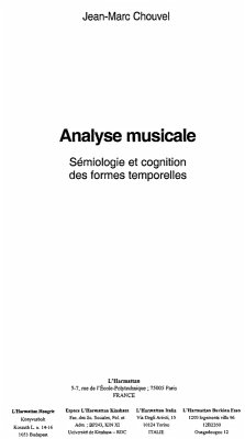Analyse musicale (eBook, ePUB)