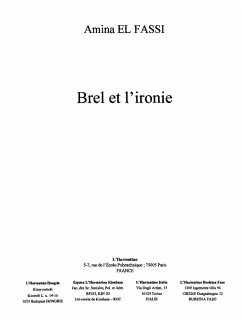 Cover Brel et l'ironie (eBook, ePUB)