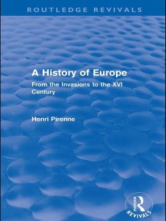 Cover A History of Europe (Routledge Revivals) (eBook, PDF)