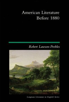 American Literature Before 1880 (eBook, ePUB) - Lawson-Peebles, Robert