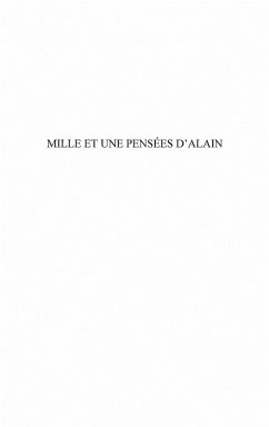 Cover Mille et une pensee d'alain (eBook, ePUB)