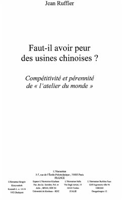 Faut-il avoir peur des usineschinoises (eBook, ePUB)