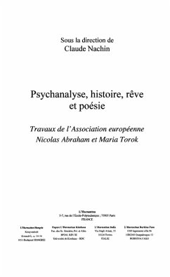 Cover Psychanalyse histoire reve etpoesie (eBook, ePUB)