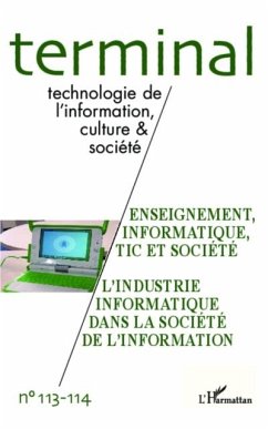 Enseignement, informatique, TIC et societe (eBook, PDF)