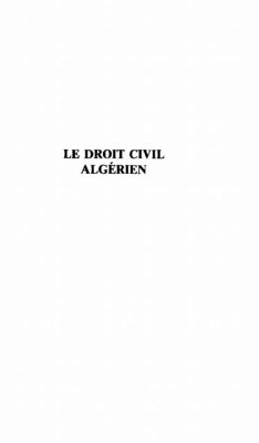 LE DROIT CIVIL ALGERIEN (eBook, PDF)
