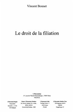 Droit de la filiation (eBook, ePUB) Droit de la filiation (eBook, ePUB)