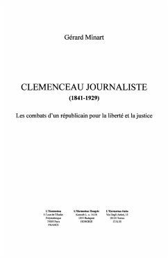 CLEMENCEAU JOURNALISTE (1841-1 (eBook, ePUB)