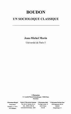 Cover Boudon un sociologue classique (eBook, ePUB)