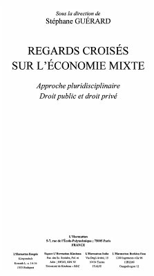 Regards croises sur l'economiemixte (eBook, ePUB)