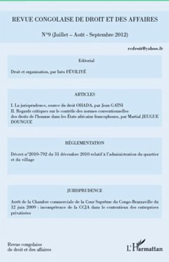 Revue congolaise de droit et des affaire (eBook, ePUB)