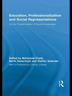 Cover Education, Professionalization and Social Representations (eBook, PDF)