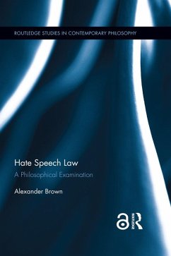 Hate Speech Law (eBook, PDF) - Brown, Alex