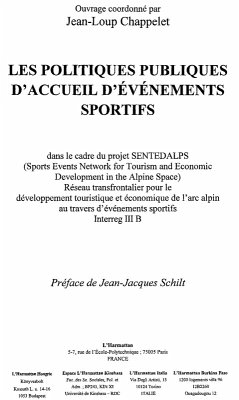 Politiques publiques d'acceuild'eveneme (eBook, ePUB)