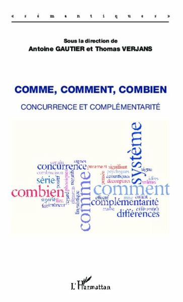 Comme, comment, combien (eBook, ePUB)