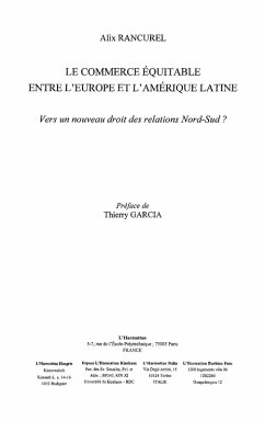 Cover Commerce equitable entre l'europe et l'a (eBook, ePUB)