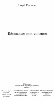 Cover Resistances non-violentes (eBook, ePUB)