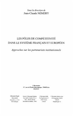 Poles de competitivite dans lesysteme f (eBook, ePUB)