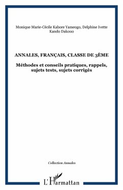 Cover Annales francais classe de 3e (eBook, ePUB)
