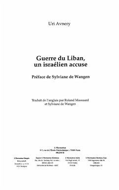 Guerre du liban un israelienaccuse (eBook, ePUB)