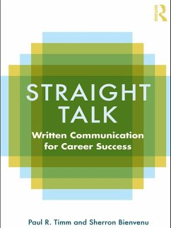 Straight Talk (eBook, ePUB) - Timm, Paul R.; Bienvenu, Sherron