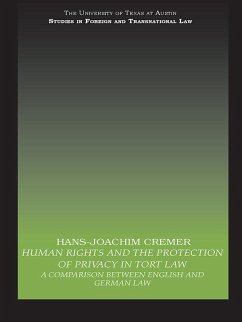 Human Rights and the Protection of Privacy in Tort Law (eBook, ePUB) - Cremer, Hans-Joachim