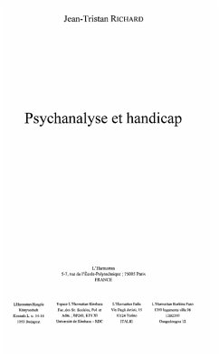 Psychanalyse et handicap (eBook, ePUB)