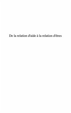 De la relation d'aide a la relation d'et (eBook, ePUB)