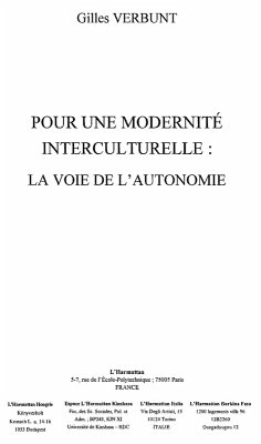 Modernite interculturelle la voie de l'a (eBook, ePUB)