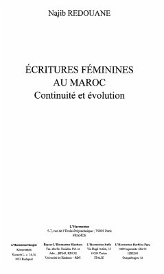 Cover ecritures feminines au maroc (eBook, ePUB)