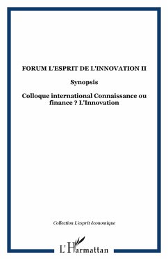 Cover FORUM L'ESPRIT DE L'INNOVATIONII (eBook, ePUB)