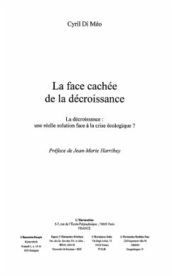 Face cachee de la decroissanceLa (eBook, ePUB)