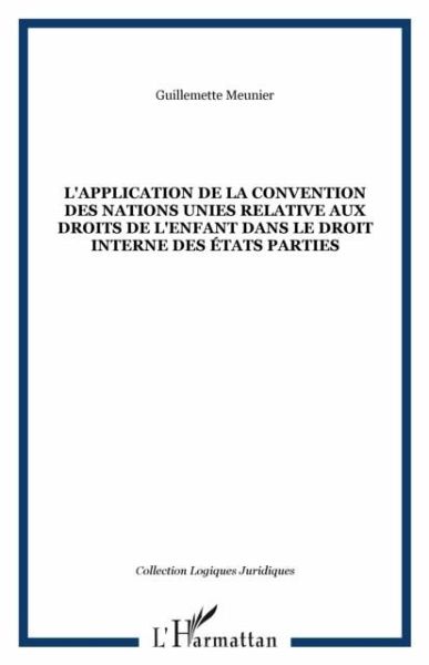 APPLICATION DE LA CONVENTION DE L'ONU RELATIVE AUX DROITS EN (eBook, PDF)