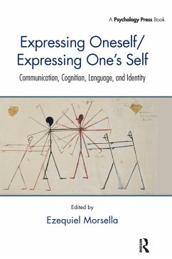 Cover Expressing Oneself / Expressing One's Self (eBook, PDF)