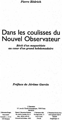 Dans les coulisses du Nouvel Observateur (eBook, ePUB)