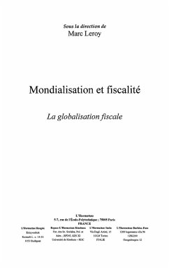 Mondialisation et fiscalite laglobalisa (eBook, ePUB) Mondialisation et fiscalite laglobalisa (eBook, ePUB)